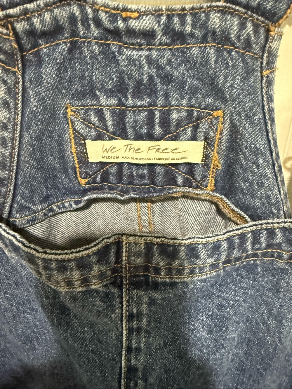 We The Free Indigo Denim Mini Overall Dress - Picture 2 of 3